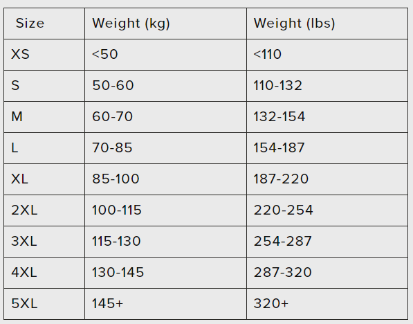 Size Guide