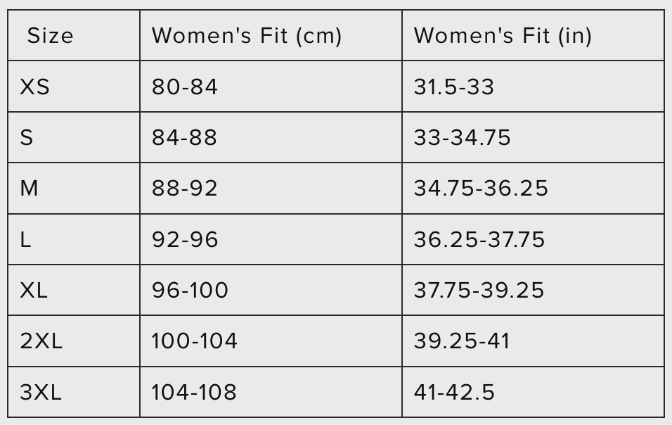 Size Guide