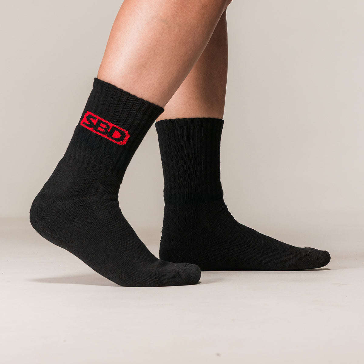Crew Socks 5 Pack (Black)