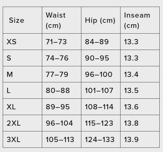 Size Guide