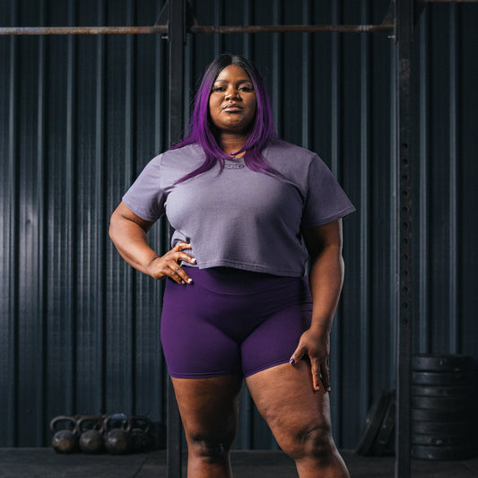 Aspire Crop Top (Lavender)