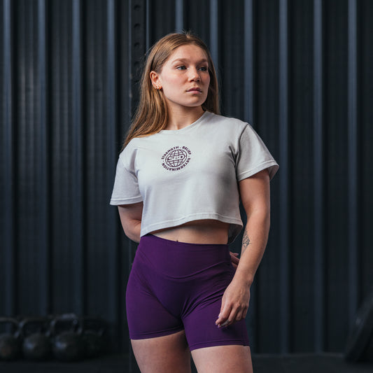 Aspire Crop Top (Off White)