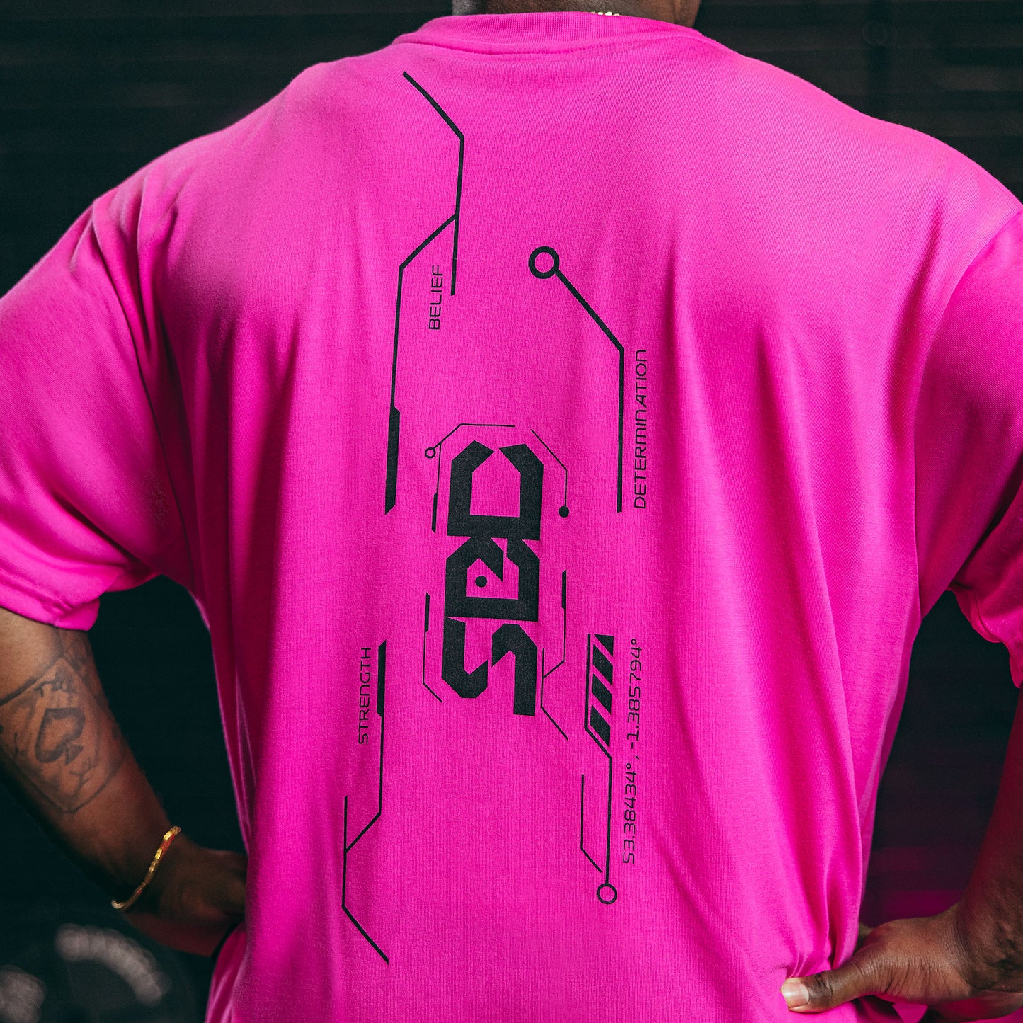Nova Oversized T-shirt (Glow Pink)