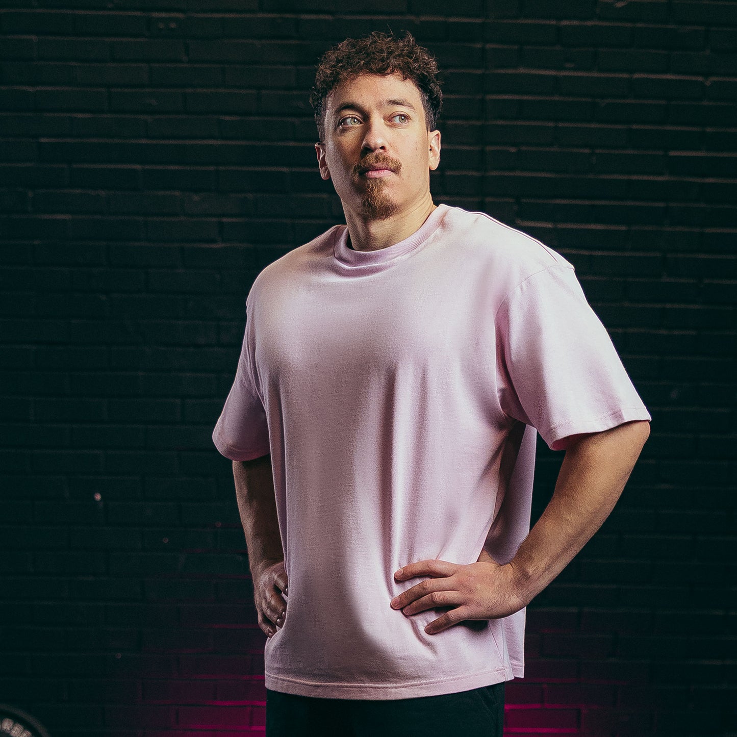 Nova Oversized T-shirt (Pastel Pink)