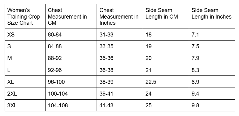 Size Guide