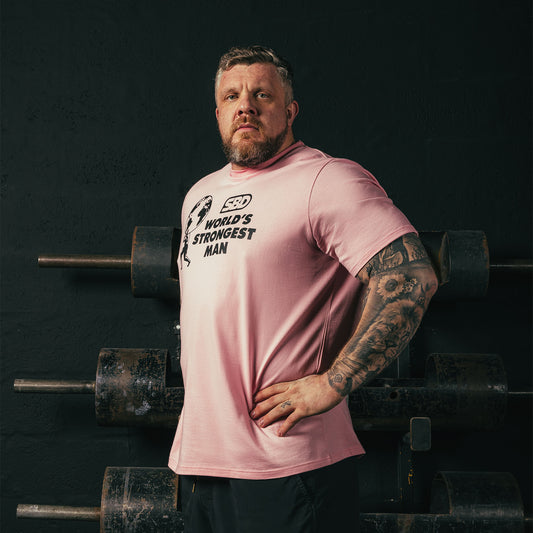 2026 World's Strongest Man T-Shirt Peony (Men's)