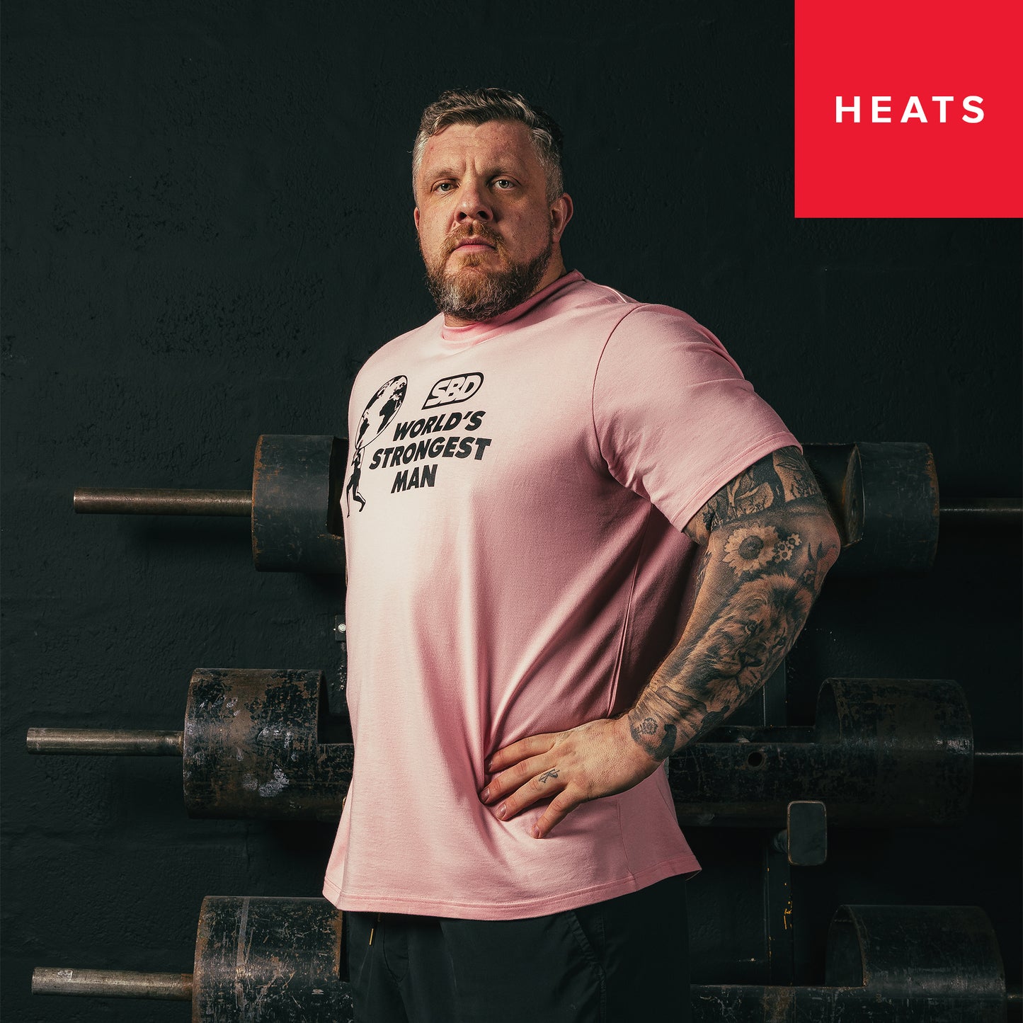 2026 World's Strongest Man T-Shirt Peony (Men's)