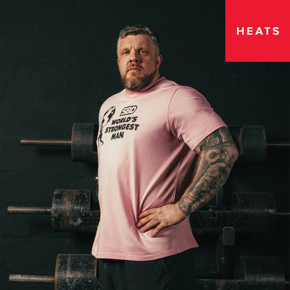 2026 World's Strongest Man T-Shirt Peony (Men's)