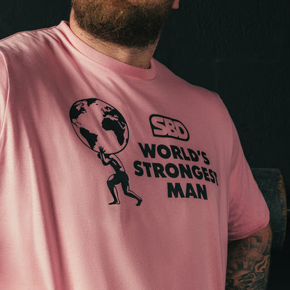 2026 World's Strongest Man T-Shirt Peony (Men's)