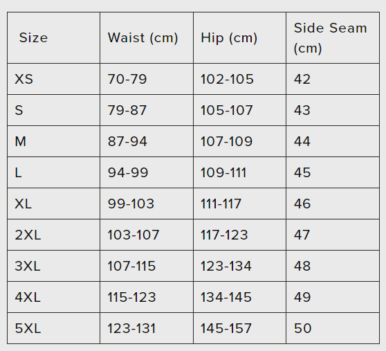 Size Guide